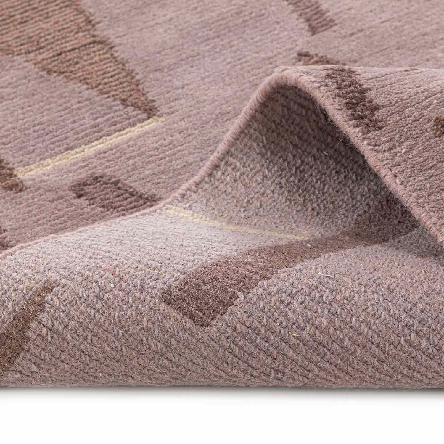 Altered Dimensions Hand Knotted Wool Rug By Shripal Munshi view 3