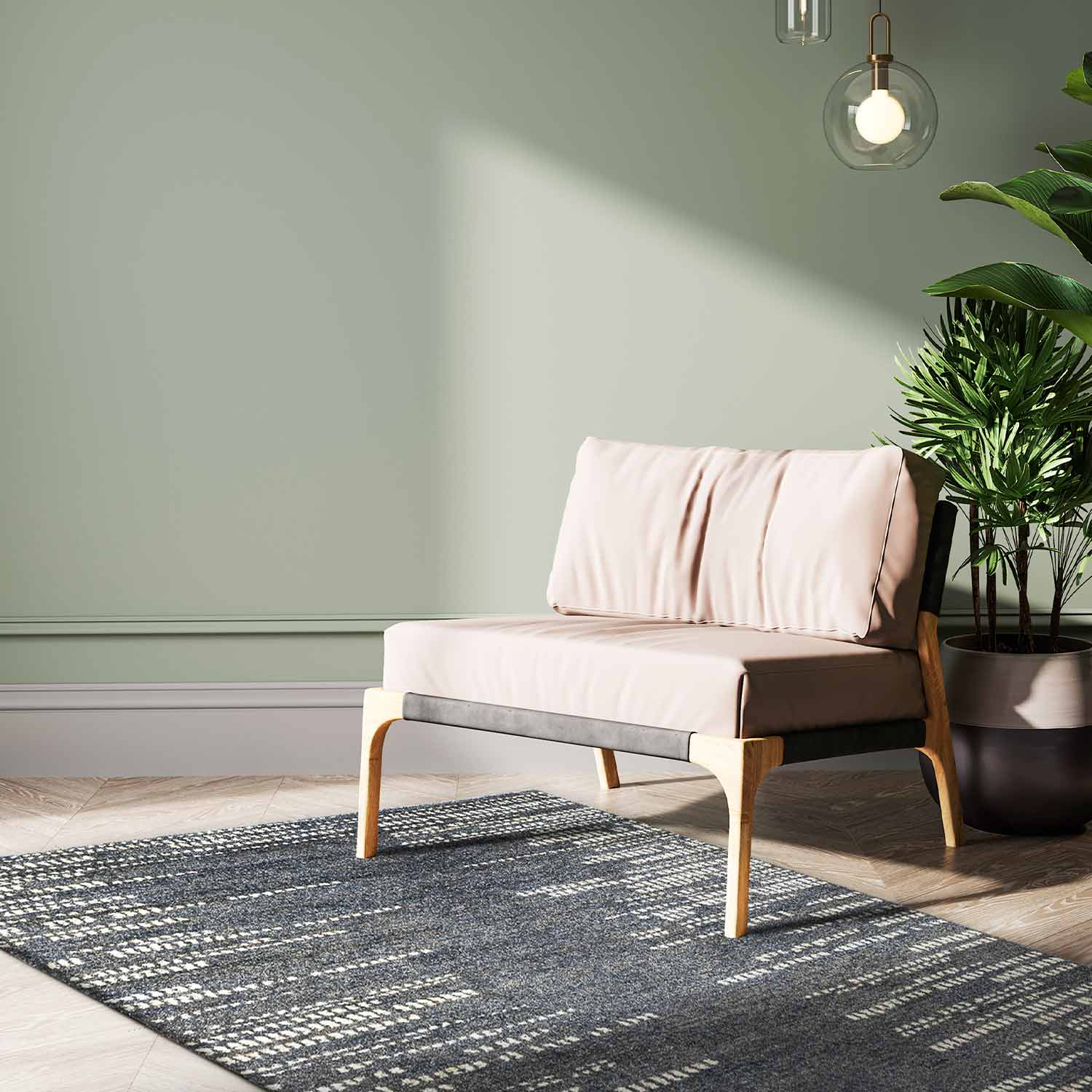 Obsidian Dhurrie Handloom – Recycled PET Hand Woven carpet by Ajaypee Carpet