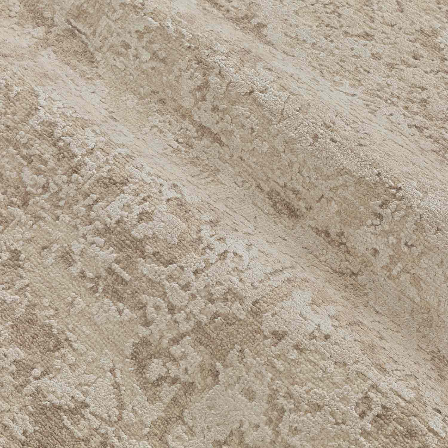 Aeris Hand Knotted Woollen And Bamboo Silk Rug view 2