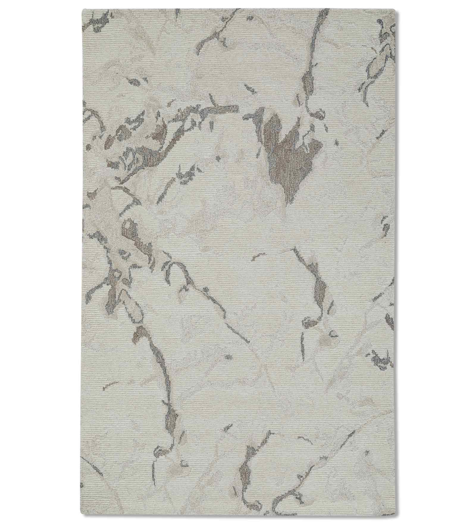 Sapphire Nomad Runner – Bamboo Silk Dhurrie carpet by Ajaypee Carpet