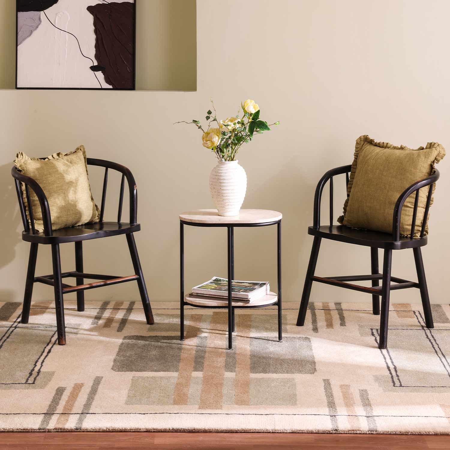 Dynasty Nain Floor Covering – Recycled PET Hand Tufted carpet by Ajaypee Carpet