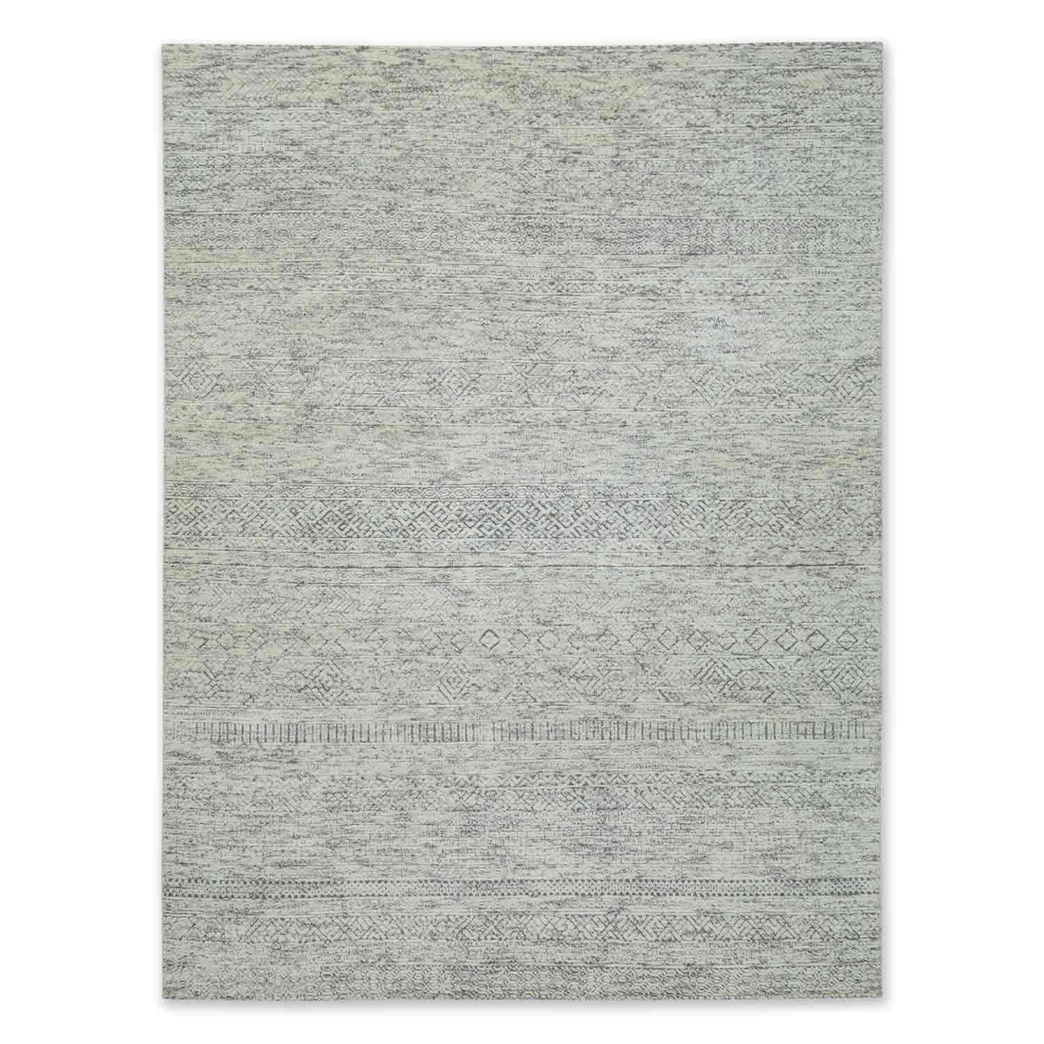 Allelo Hand Knotted Woollen Rug – Wool & Silk Blend Hand Knotted carpet by Ajaypee Carpet