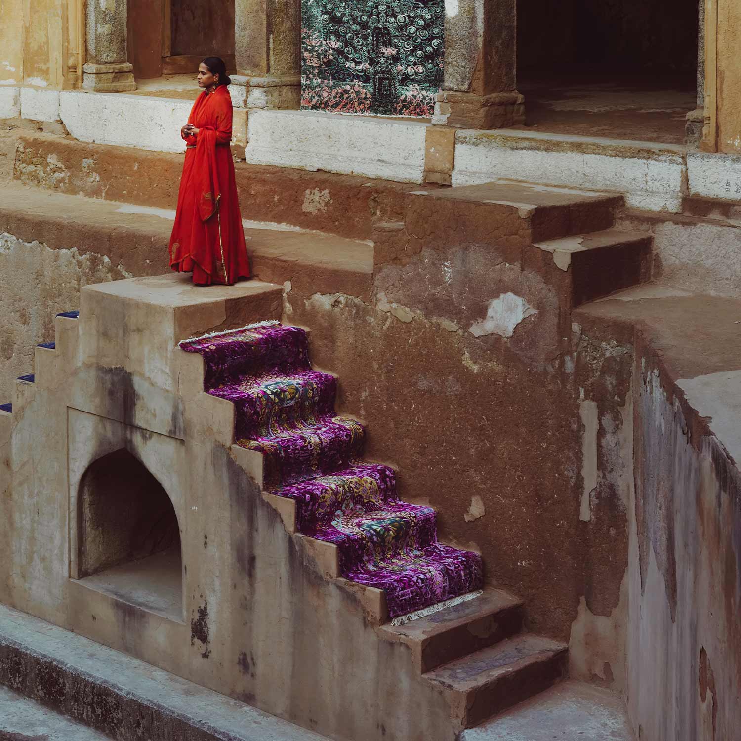 Onyx Botanical Runner – Cotton Hand Tufted carpet by Ajaypee Carpet