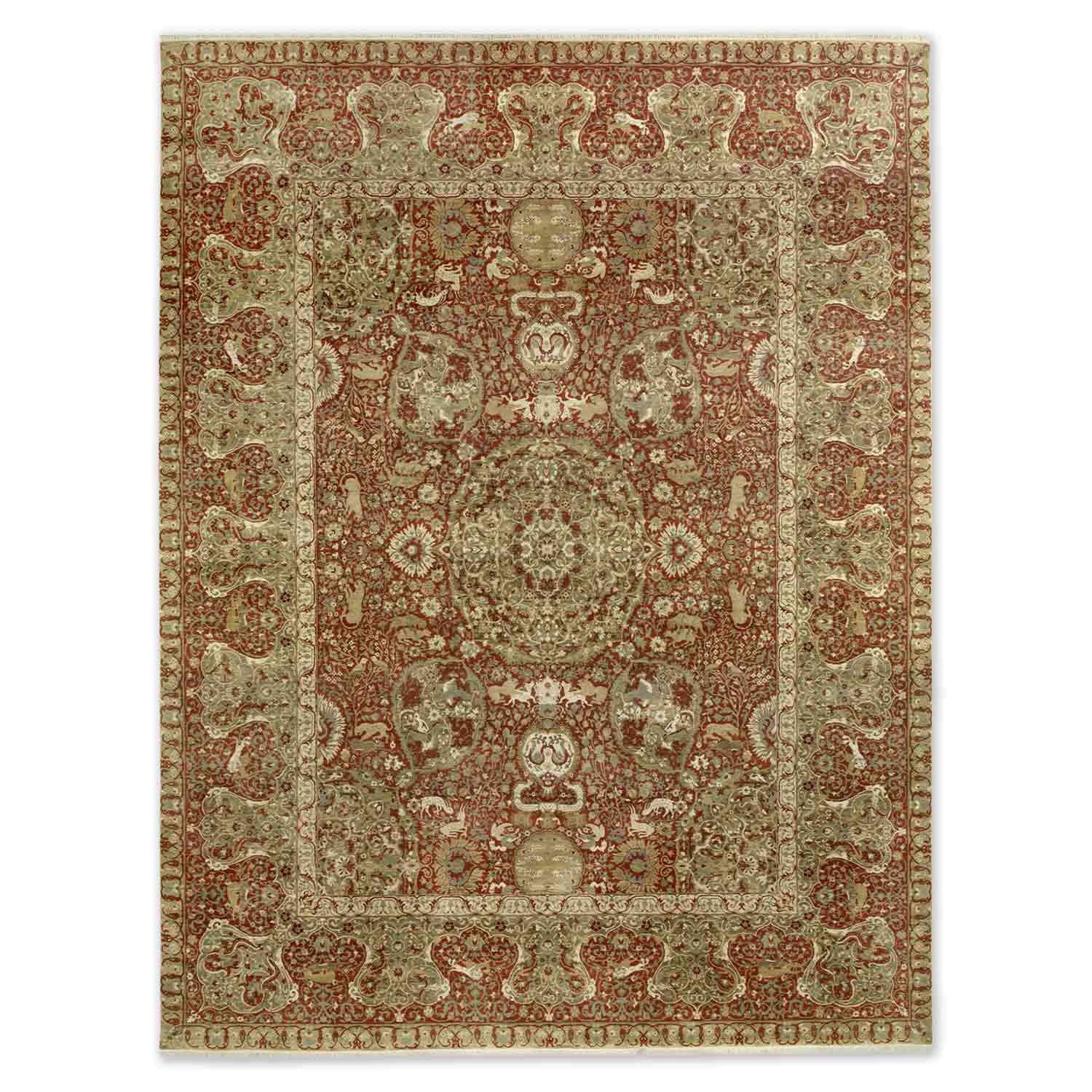 Chelseaa Hand Knotted Woollen Rug – Wool & Silk Blend Hand Knotted carpet by Ajaypee Carpet