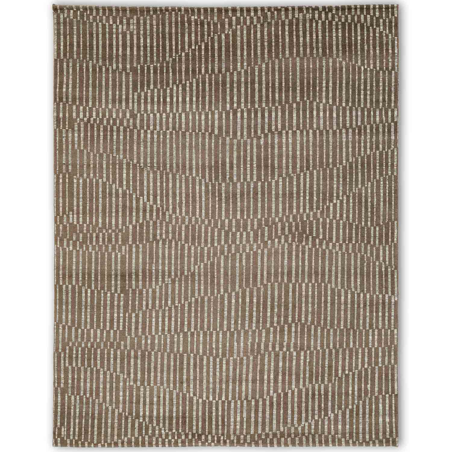 Ethereal Silhouette Runner – Wool & Silk Blend Flatweave carpet by Ajaypee Carpet