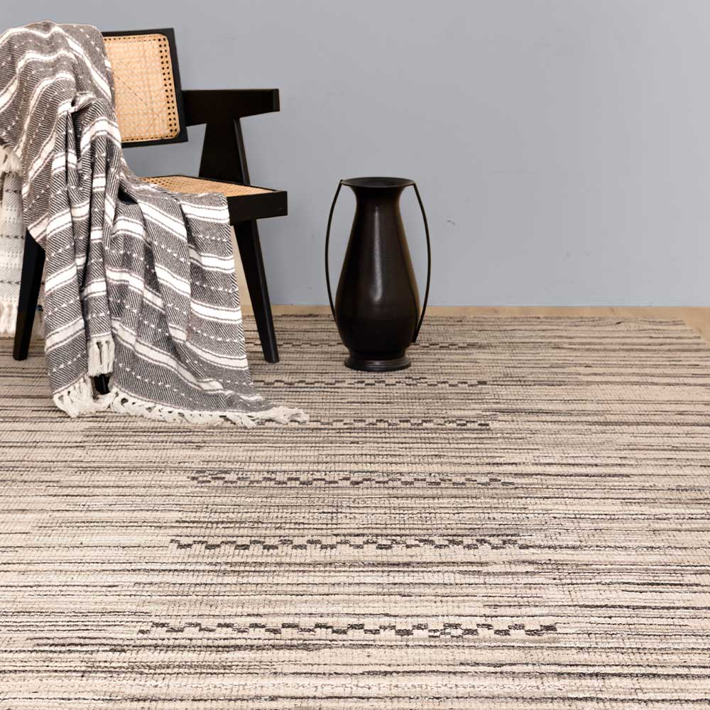 Serene Lotus Runner – Viscose (Art Silk) Hand Woven carpet by Ajaypee Carpet