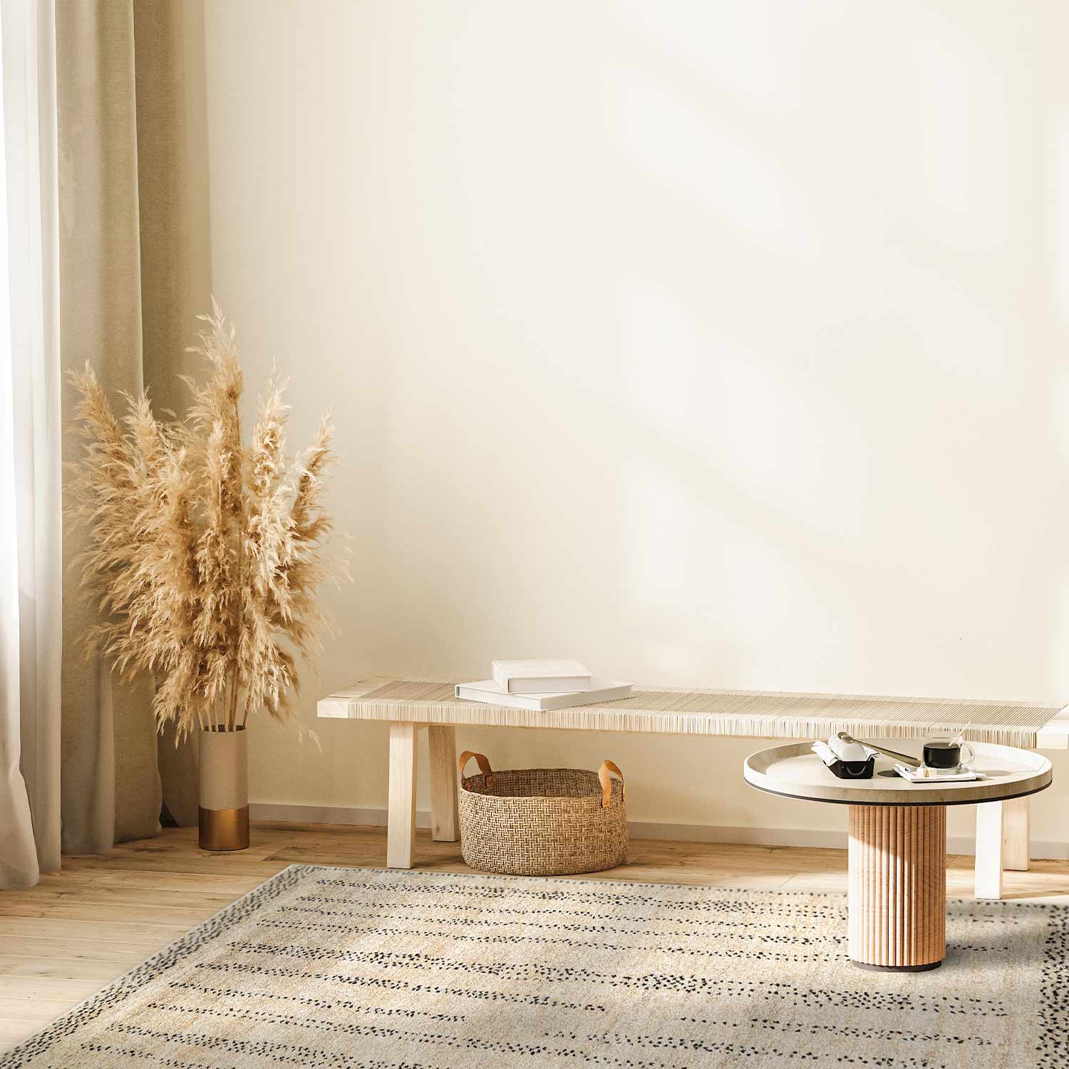 Bimah Hand Knotted Jute Rug – Wool & Silk Blend Hand Knotted carpet by Ajaypee Carpet