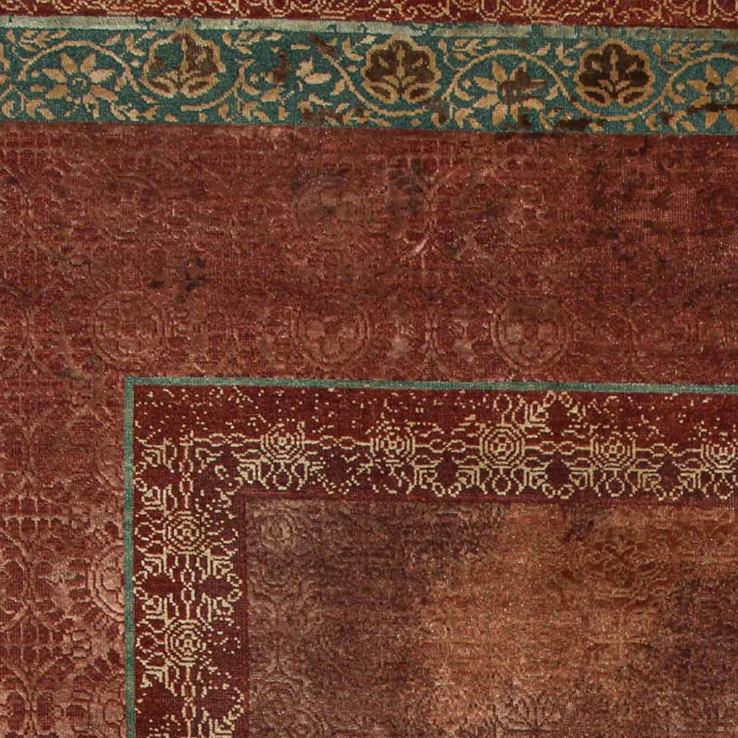 Caftan Hand Knotted Silk Rug by Tarun Tahiliani view 4