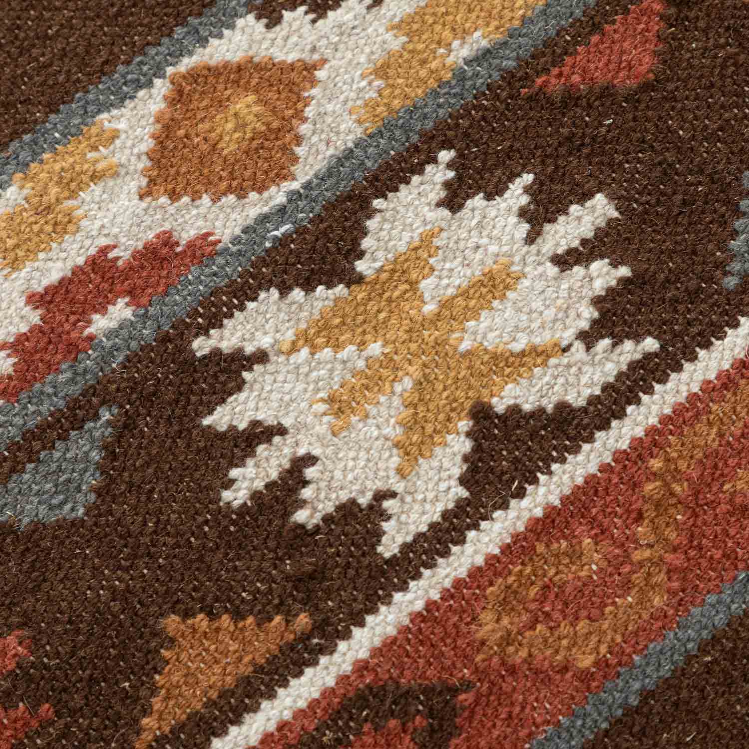 Bahrud Hand Woven Woollen Kilim view 3