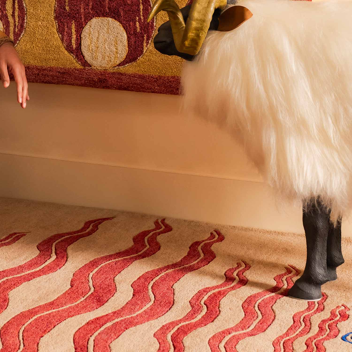 Chakra Hand Tufted Woolen Rug By Eeshaan Kashyap view 3