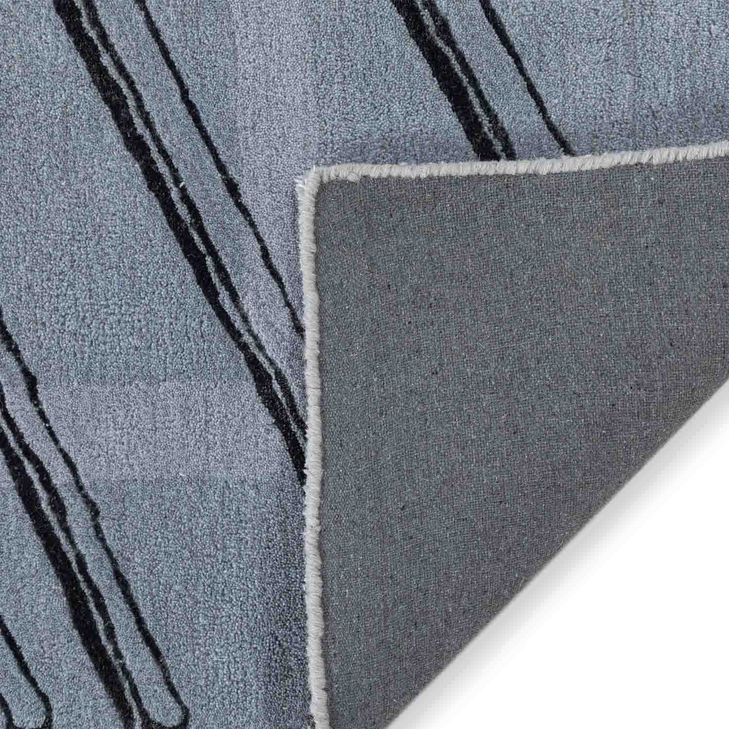 Bend It Like Steel Hand Tufted Woollen And Viscose Rug By Shripal Munshi view 5