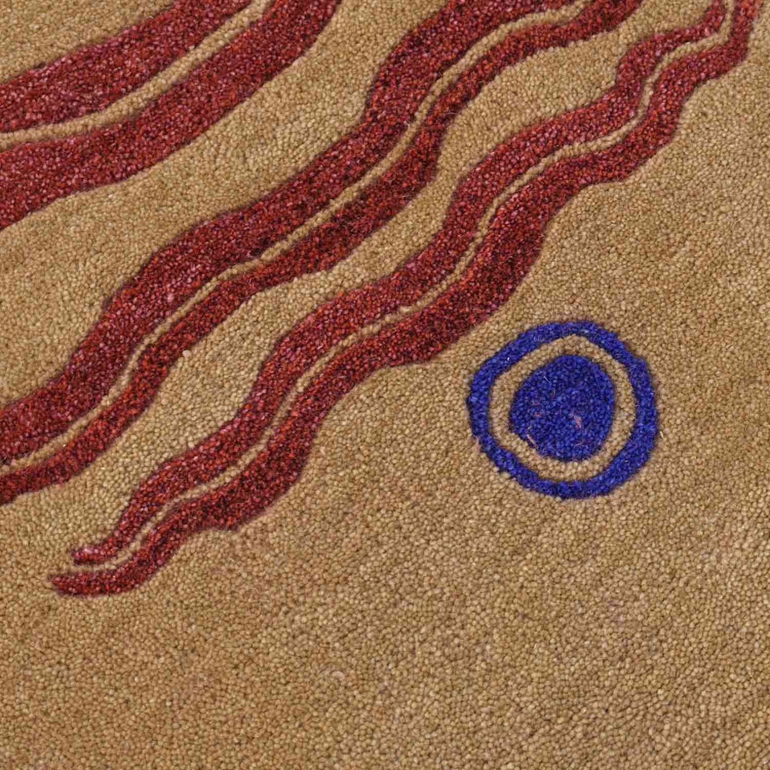 Chakra Hand Tufted Woolen Rug By Eeshaan Kashyap view 4