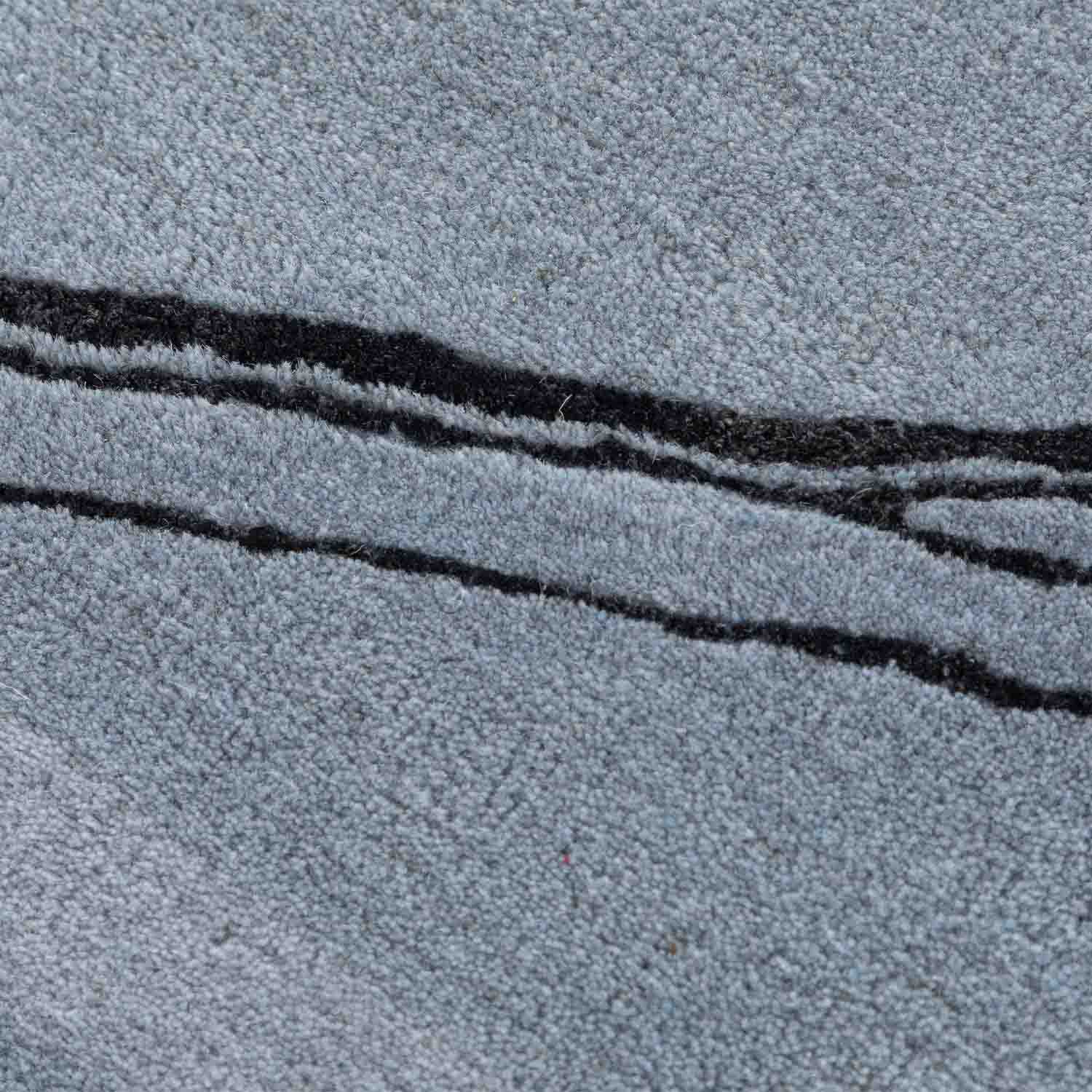 Bend It Like Steel Hand Tufted Woollen And Viscose Rug By Shripal Munshi view 4