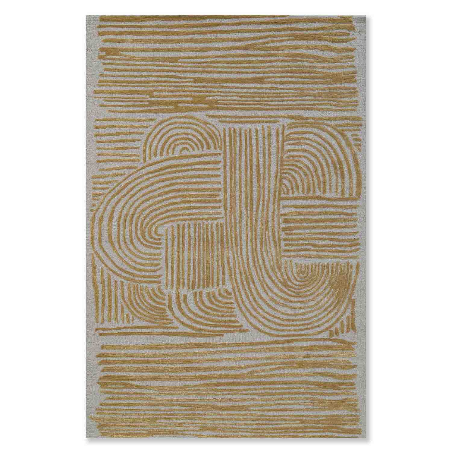 Eshaq Hand Tufted Woollen And Viscose Rug view 3