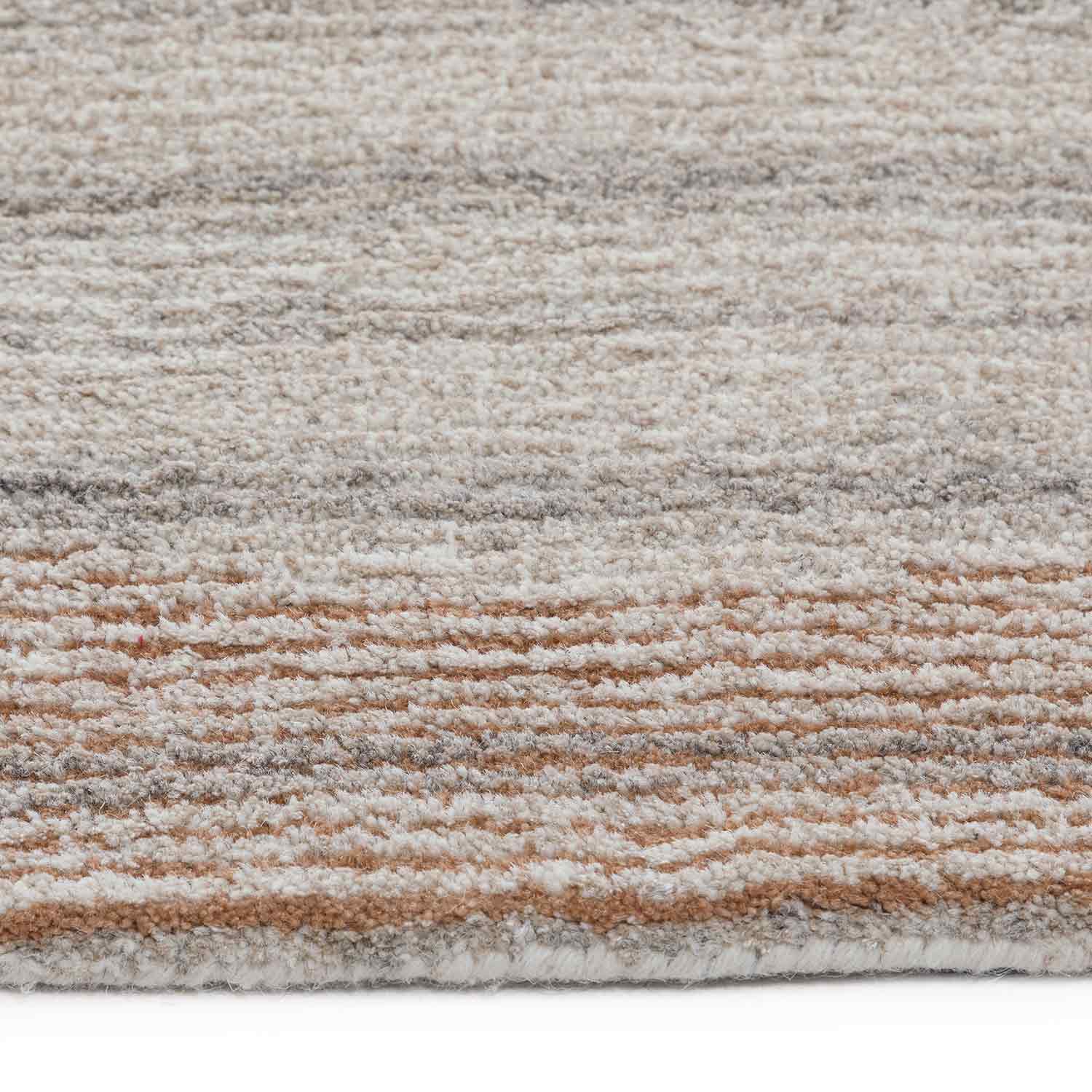 Bronze Hand Tufted Woollen And Viscose Rug view 6