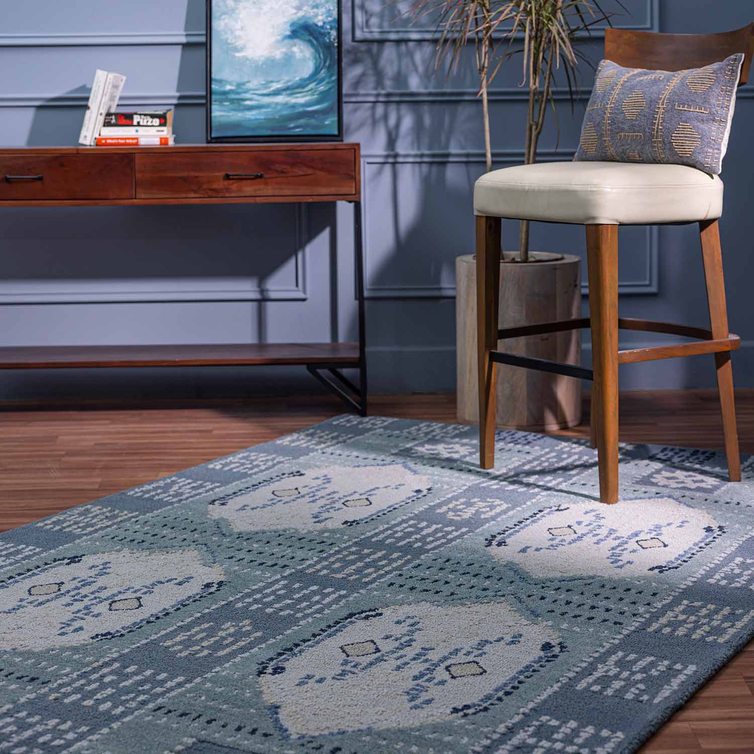 Elsie Hand Tufted Woollen Rug – Wool & Silk Blend Hand Tufted carpet by Ajaypee Carpet