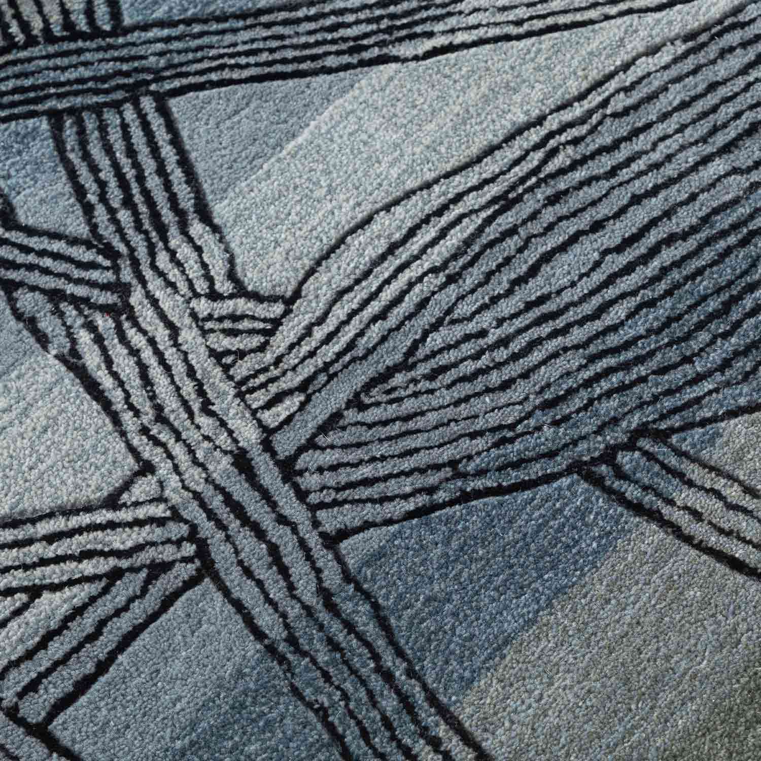 Algae Hand Tufted Woollen And Viscose Rug view 8