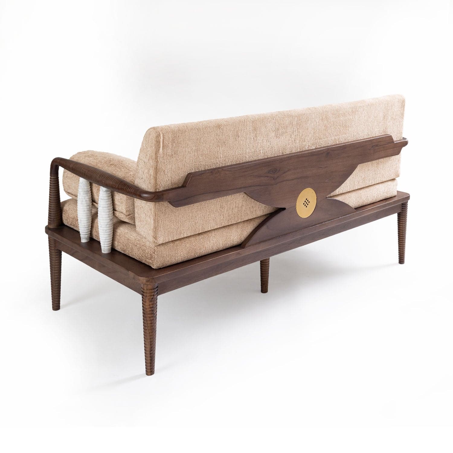 Aranya Double Seater Sofa(Marble Piers) view 8