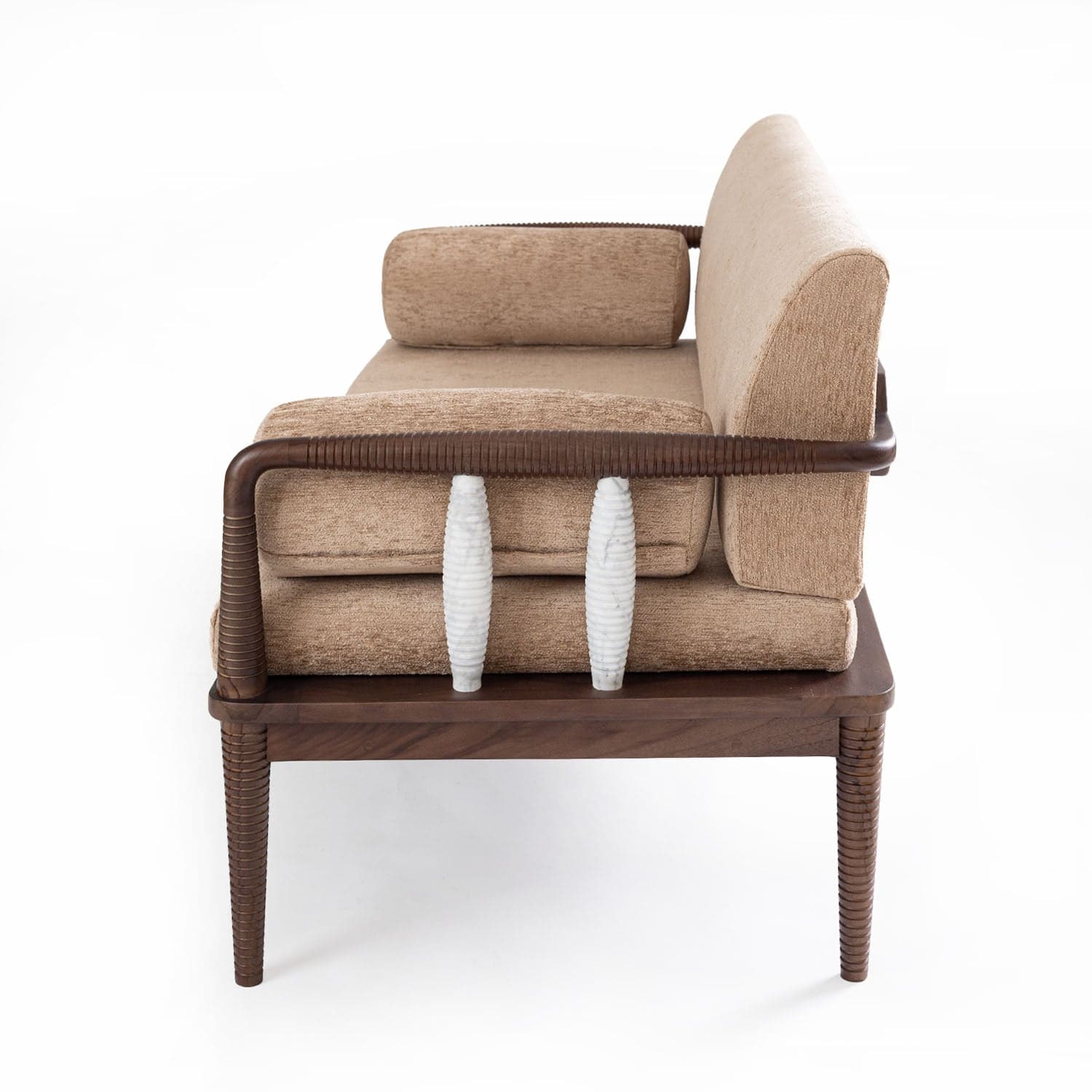 Aranya Double Seater Sofa(Marble Piers) view 9