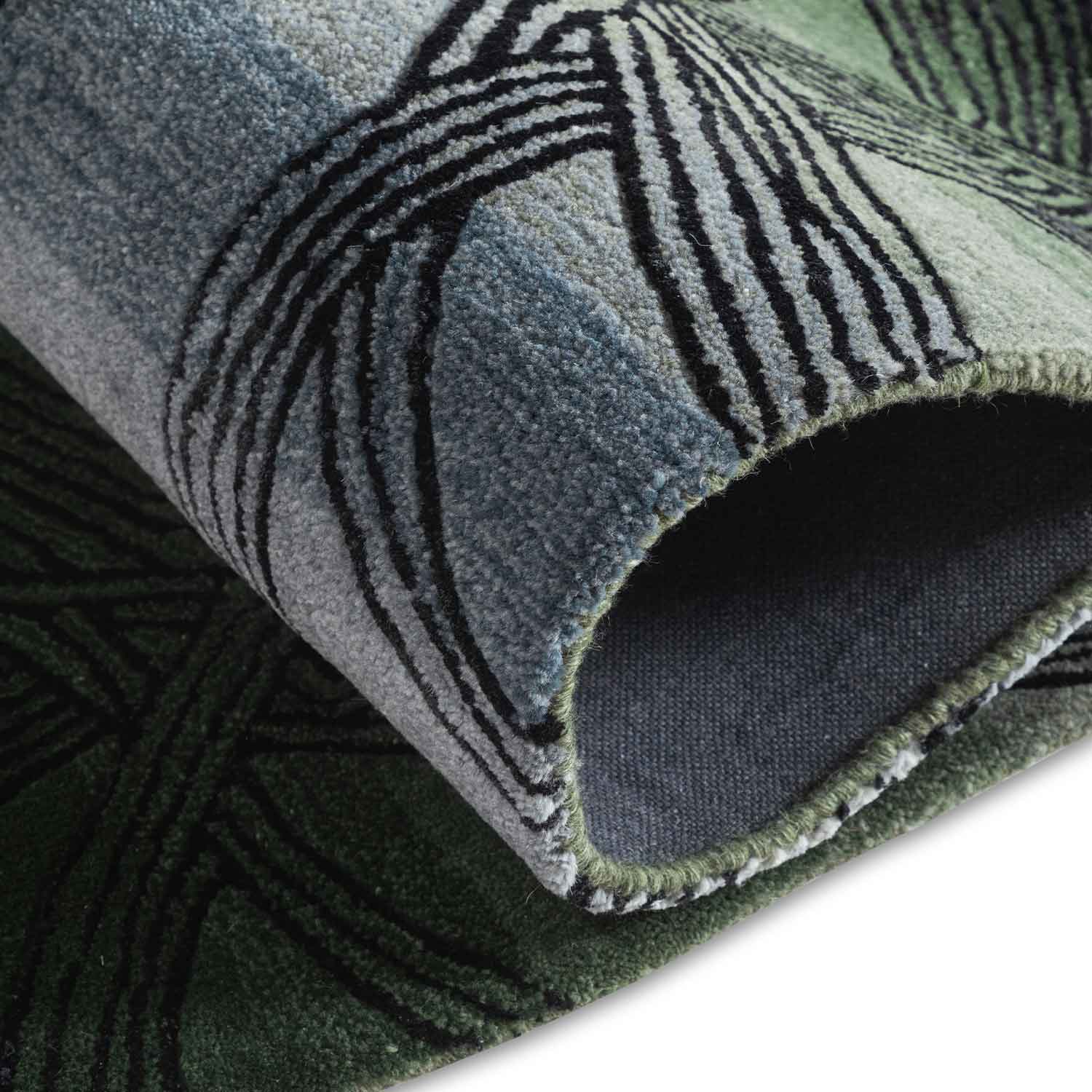 Algae Hand Tufted Woollen And Viscose Rug view 4