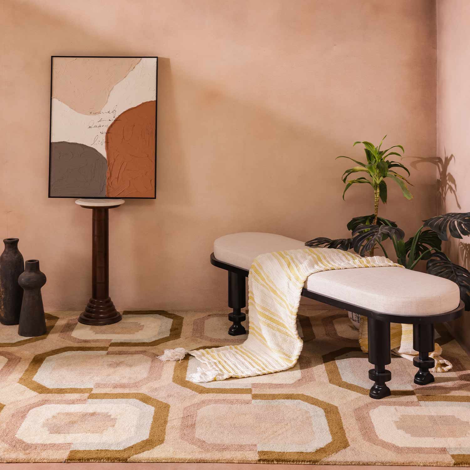 Maharaja Kilim Carpet – Bamboo Silk Hand Tufted carpet by Ajaypee Carpet