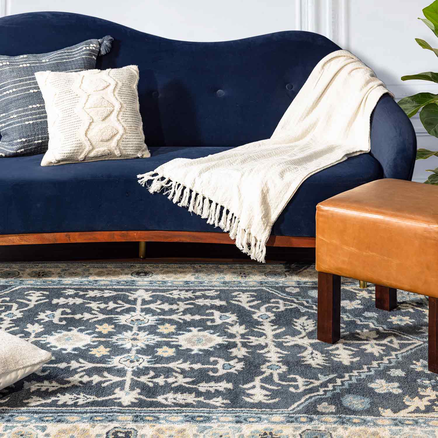 Evie Hand Tufted Woollen Rug – Wool & Silk Blend Hand Tufted carpet by Ajaypee Carpet