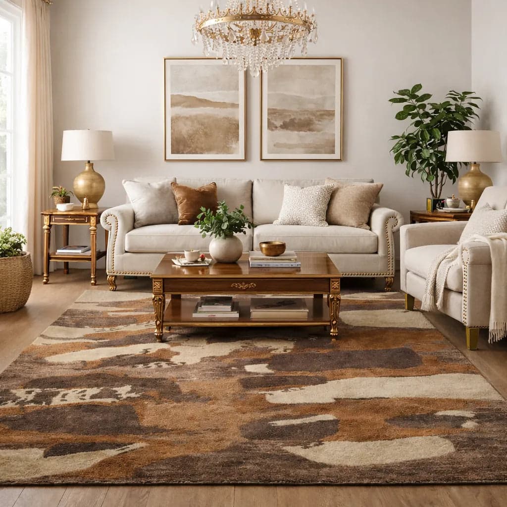 Caspian Hand Tufted Woollen Rug – Wool & Silk Blend Hand Tufted carpet by Ajaypee Carpet