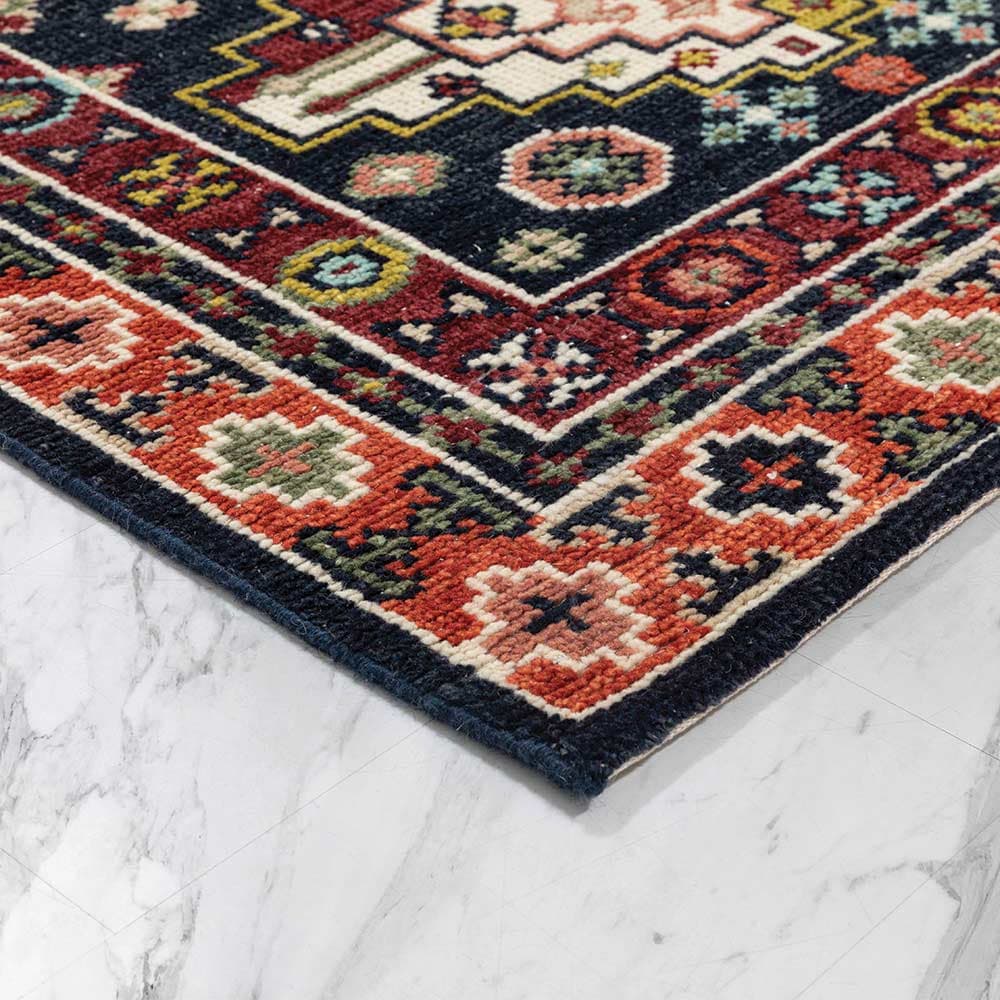 Asham Hand Knotted Woollen Rug view 2