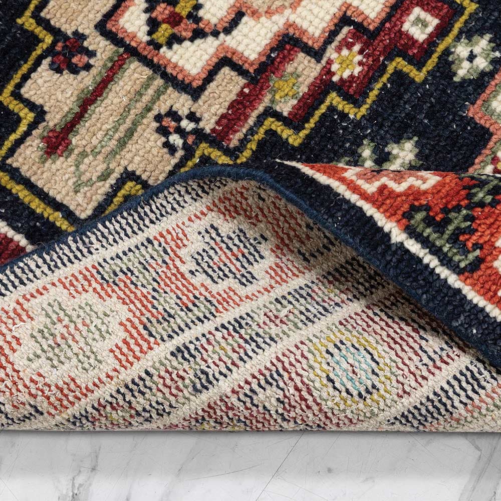 Asham Hand Knotted Woollen Rug view 4
