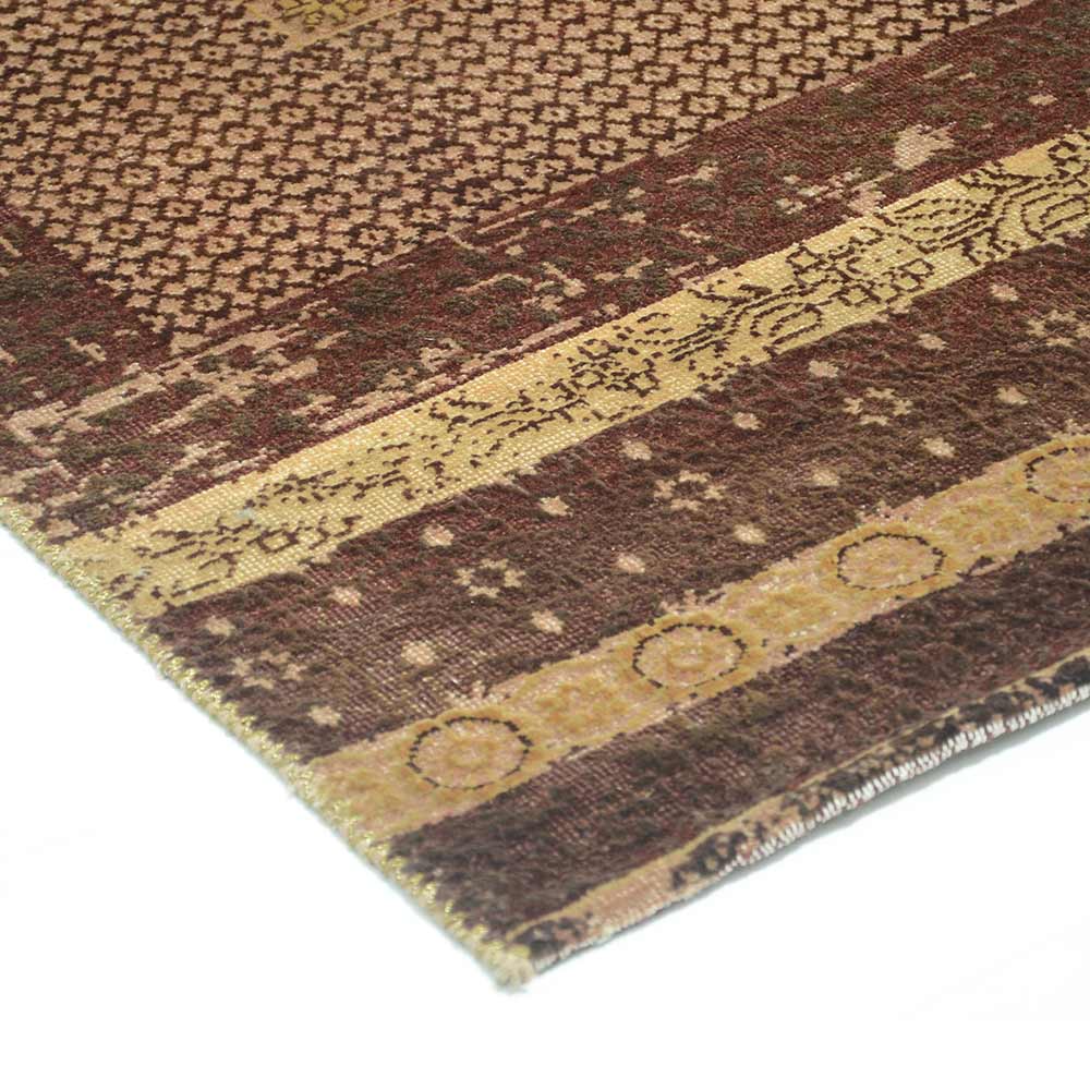 Charbagh Hand Knotted Woolen and Silk Rug By Tarun Tahiliani view 2