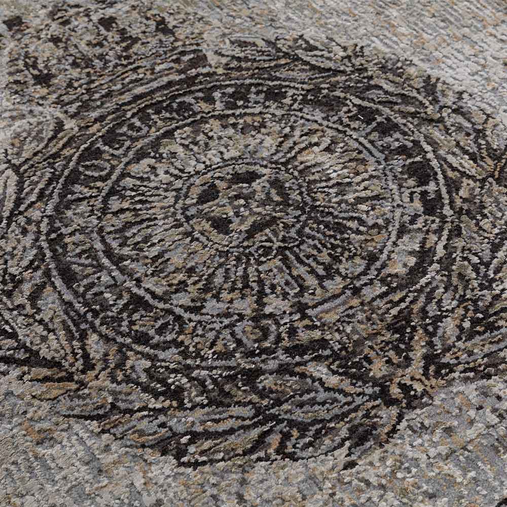 Corporal Merit Hand Knotted Woollen and Silk Rug By Shantanu And Nikhil view 3