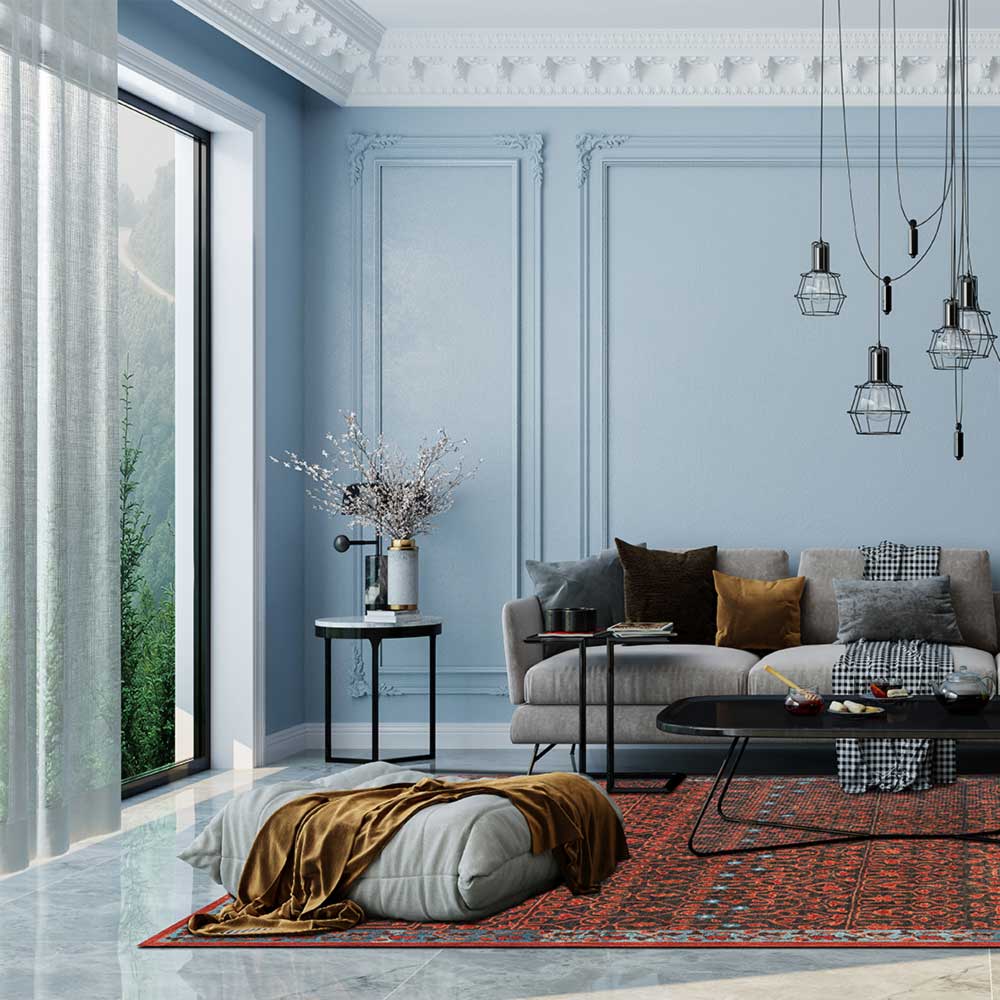 Coptic Hand Tufted Woollen Rug – Wool & Silk Blend Hand Tufted carpet by Ajaypee Carpet