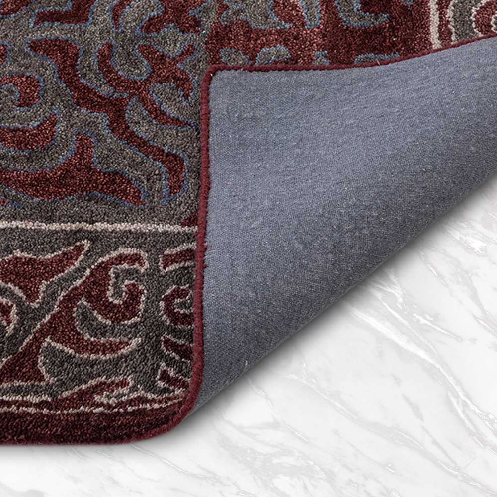 Applique Hand Tufted Woollen Rug view 5