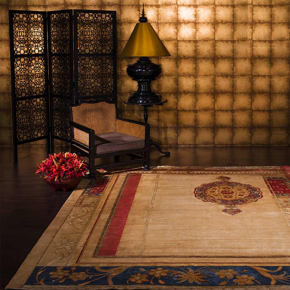 Sultan Birch Carpet – Viscose (Art Silk) Hand Tufted carpet by Ajaypee Carpet