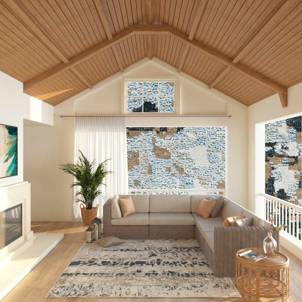 Crimson Eclipse Carpet – Bamboo Silk Hand Knotted carpet by Ajaypee Carpet