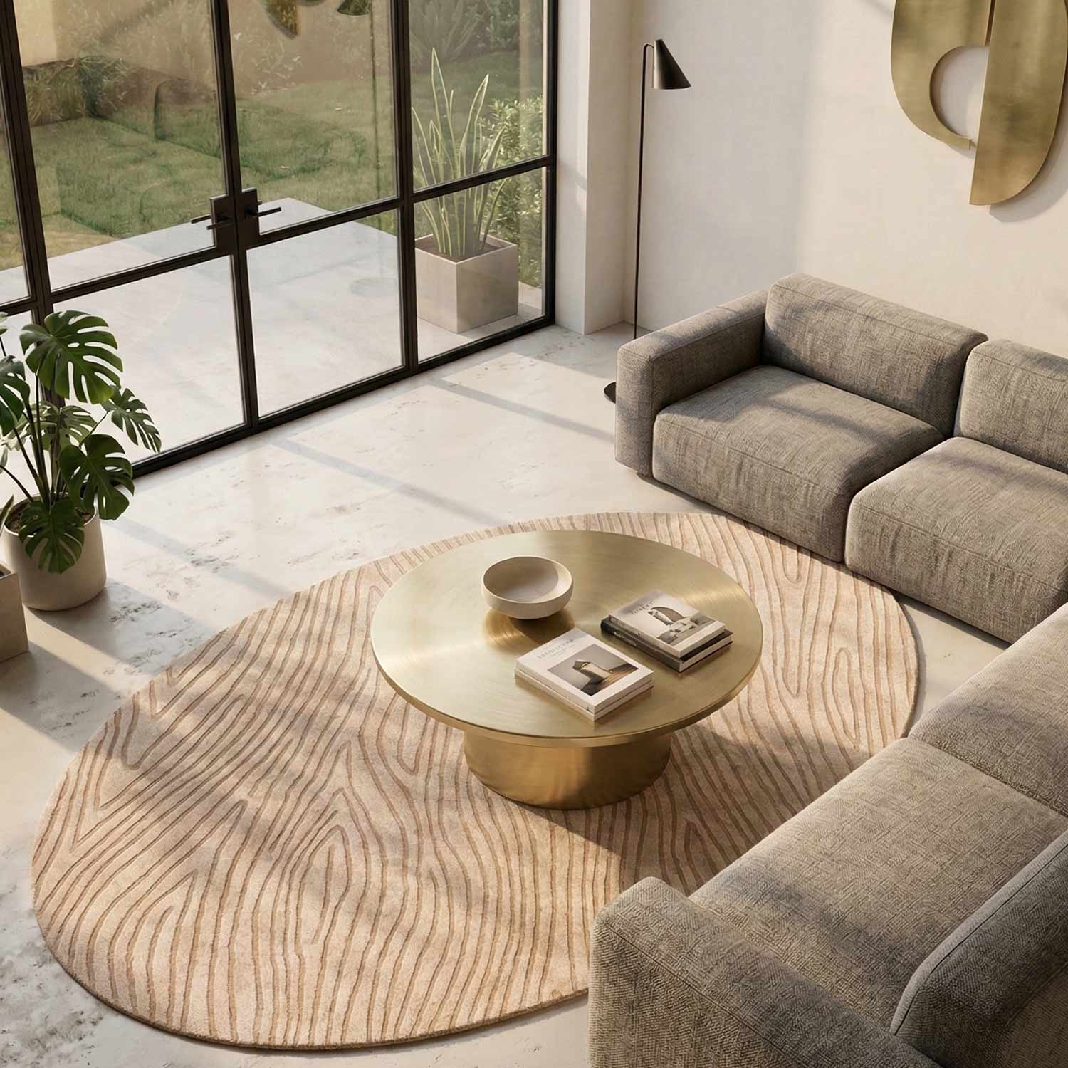 Evara Hand Tufted Viscose Rug – Wool & Silk Blend Hand Tufted carpet by Ajaypee Carpet