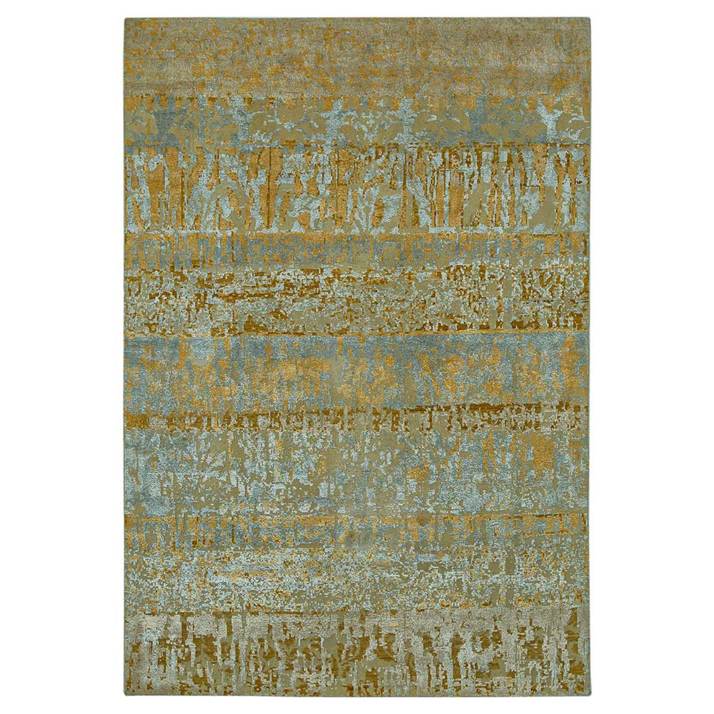 Blaze Hand Knotted Woollen and Viscose Rug – Wool & Silk Blend Hand Knotted carpet by Ajaypee Carpet