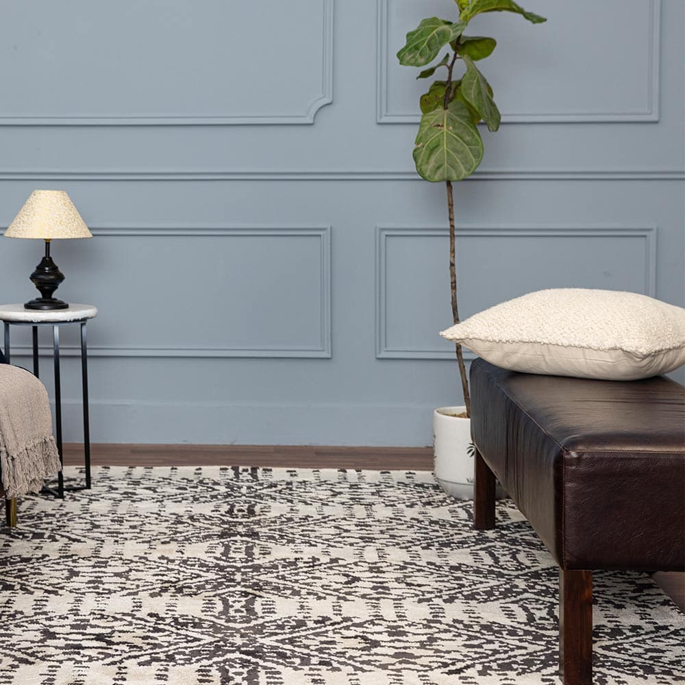 Luxe Abstract Rug – Pure Silk Hand Woven carpet by Ajaypee Carpet