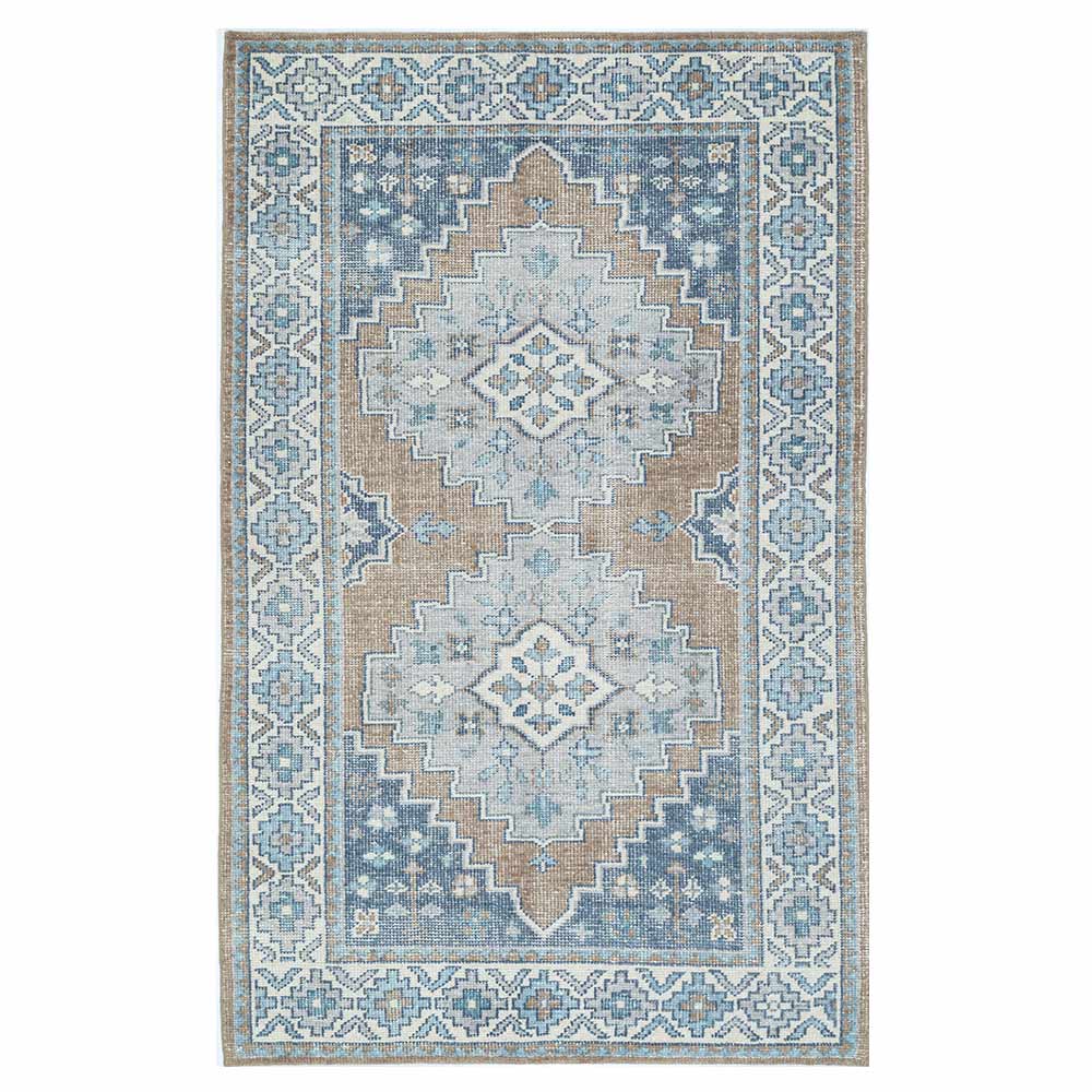 Distillerry Hand Knotted Woollen Rug - detail
