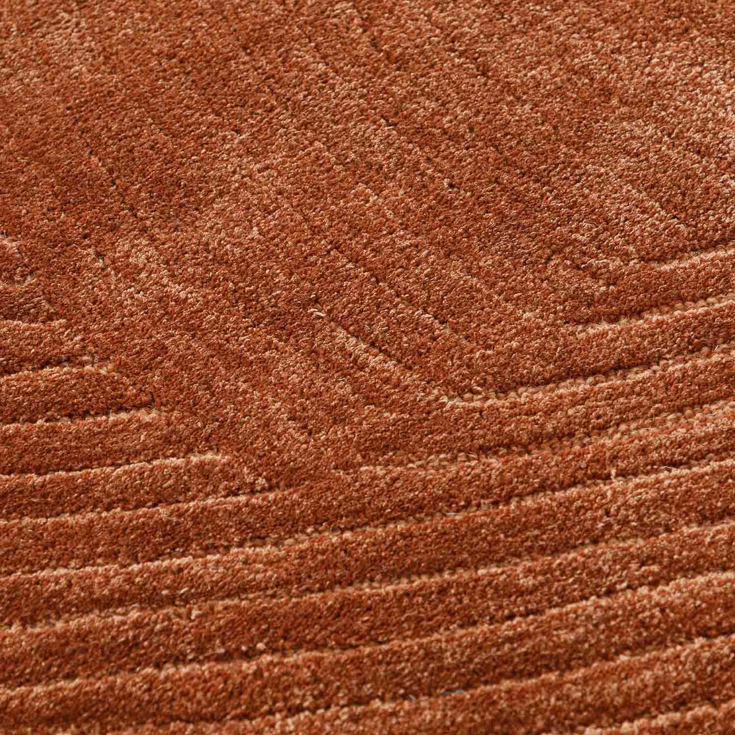 Amenhotep Hand Tufted Woollen And Viscose Rug - Wool & Viscose Blend - Hand Tufted - Ajaypee Carpets (Thumbnail 4)
