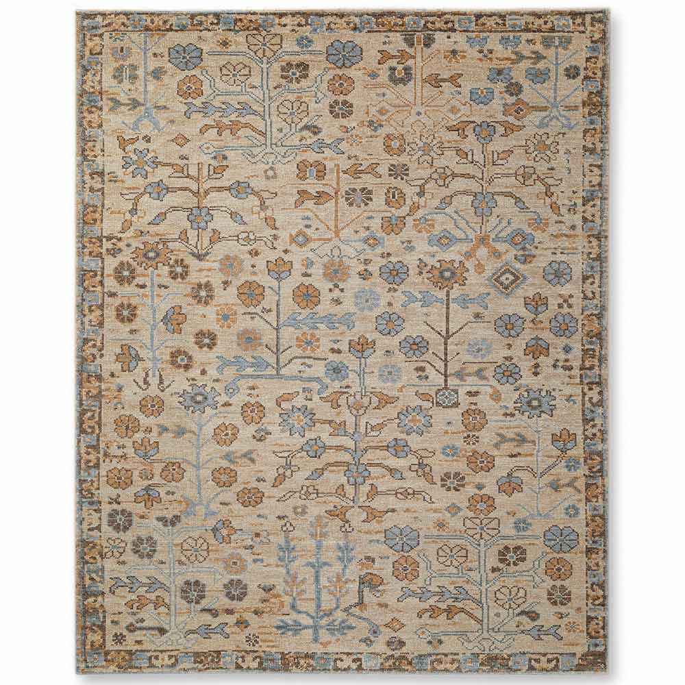 Aurelia Hand Knotted Woollen Rug - New Zealand Wool - Hand Knotted - Ajaypee Carpets (Thumbnail 3)