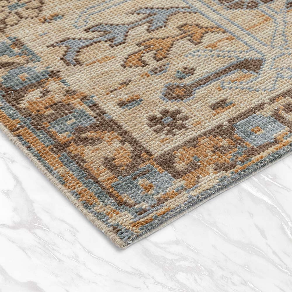Aurelia Hand Knotted Woollen Rug - New Zealand Wool - Hand Knotted - Ajaypee Carpets (Thumbnail 4)