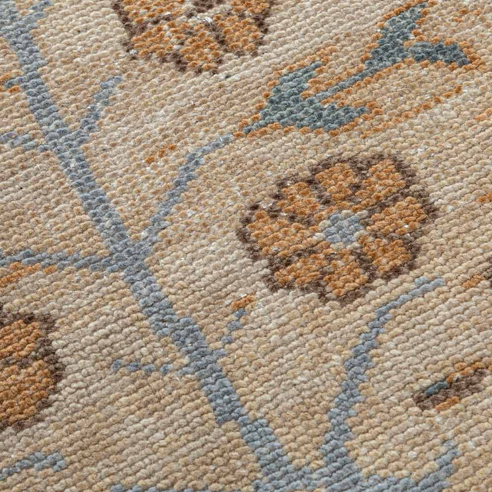 Aurelia Hand Knotted Woollen Rug - New Zealand Wool - Hand Knotted - Ajaypee Carpets (Thumbnail 5)