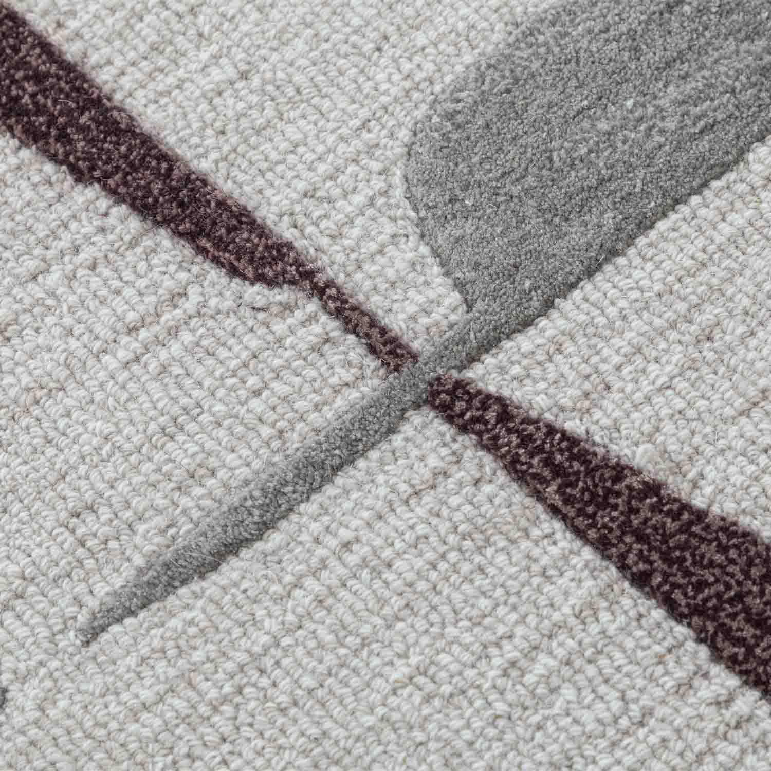 Baako Hand Tufted Woollen And Viscose Rug - Wool & Viscose Blend - Hand Tufted - Ajaypee Carpets (Thumbnail 3)