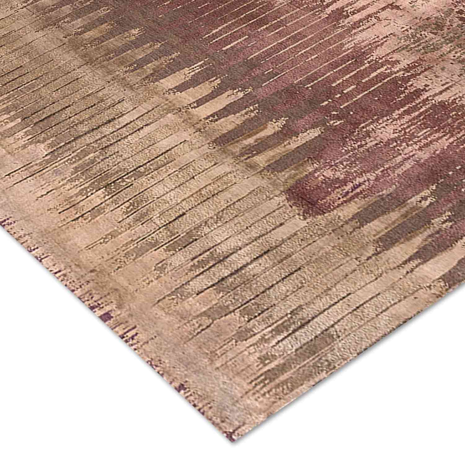 Bandhejj Hand Knotted Woollen And Silk Rug - Wool & Silk Blend - Hand Knotted - Ajaypee Carpets (Thumbnail 3)