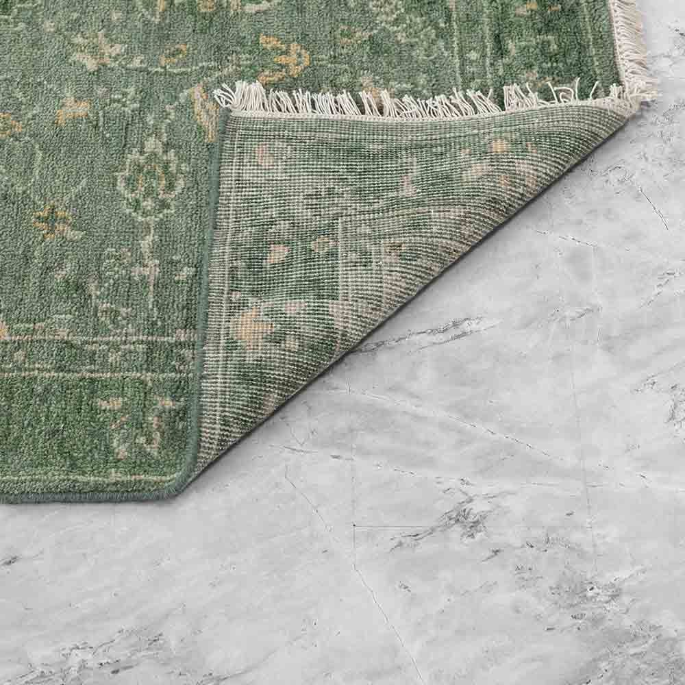 Bardia Hand Knotted Woollen Rug - New Zealand Wool - Hand Knotted - Ajaypee Carpets (Thumbnail 5)