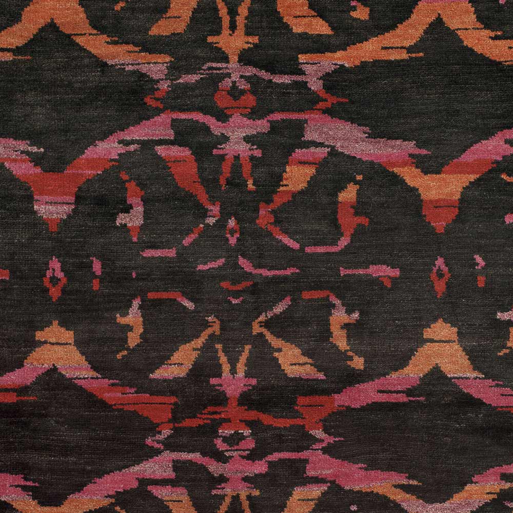 Biyu Hand Knotted Woollen Rug - New Zealand Wool - Hand Knotted - Ajaypee Carpets (Thumbnail 3)