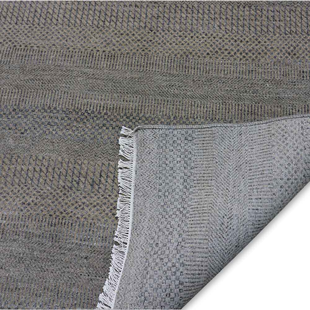 Bree Hand Knotted Woollen And Viscose Rug - Wool & Viscose Blend - Hand Knotted - Ajaypee Carpets (Thumbnail 4)