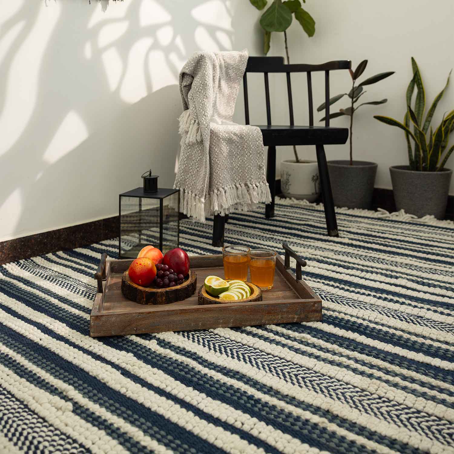 Caledonia Handloom Recycled Polyester Rug - Recycled PET - Hand Woven - Ajaypee Carpets (Thumbnail 4)