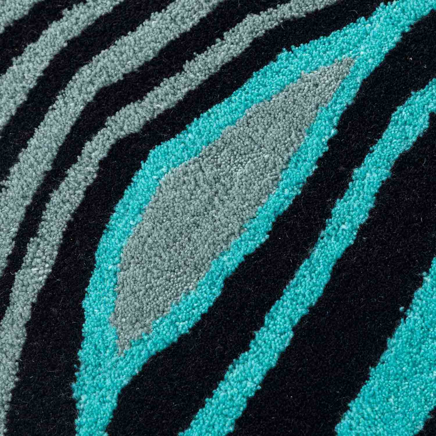 Choral Hand Tufted Woollen Rug - New Zealand Wool - Hand Tufted - Ajaypee Carpets (Thumbnail 3)